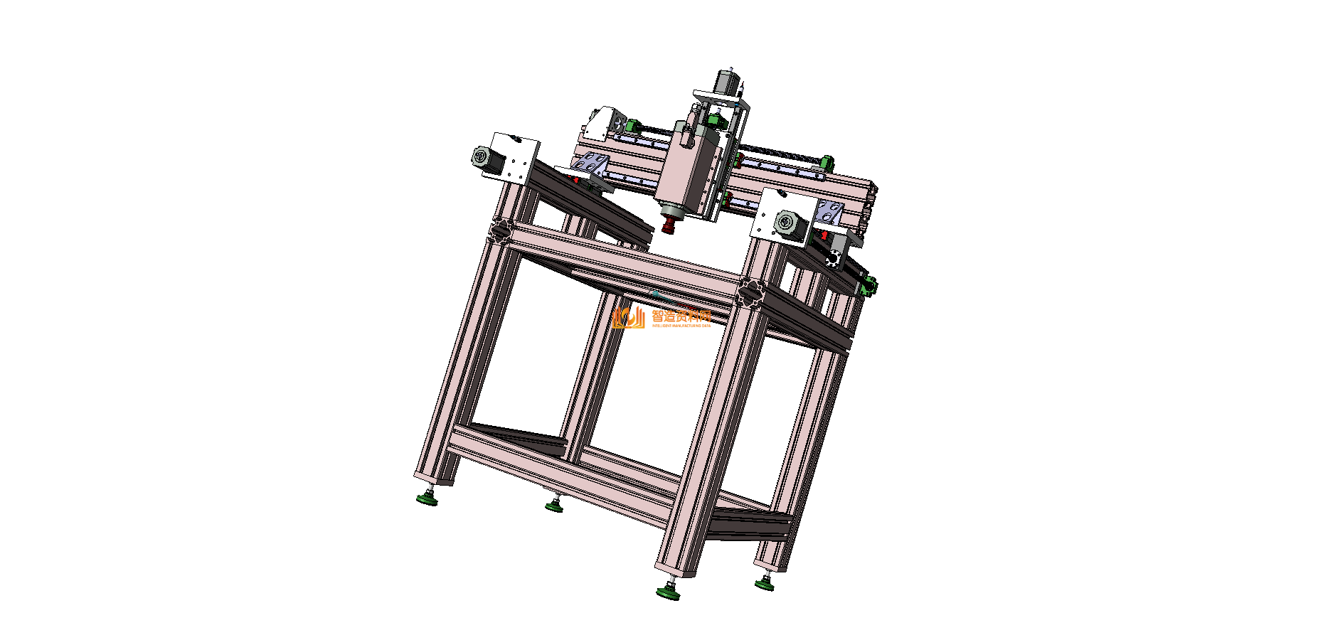 数控镂铣机;-雕刻机-3D模型,NeadPay,模型,数控,第1张