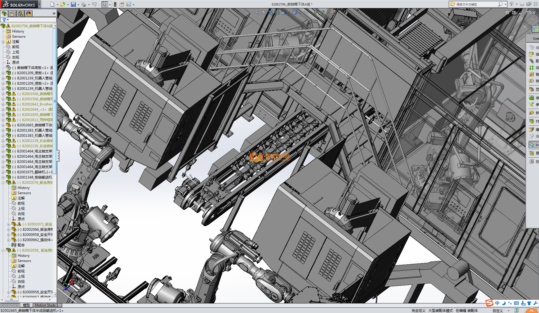 复杂详细的曲轴箱下体生产线设计,NeadPay,设计,详细,第8张