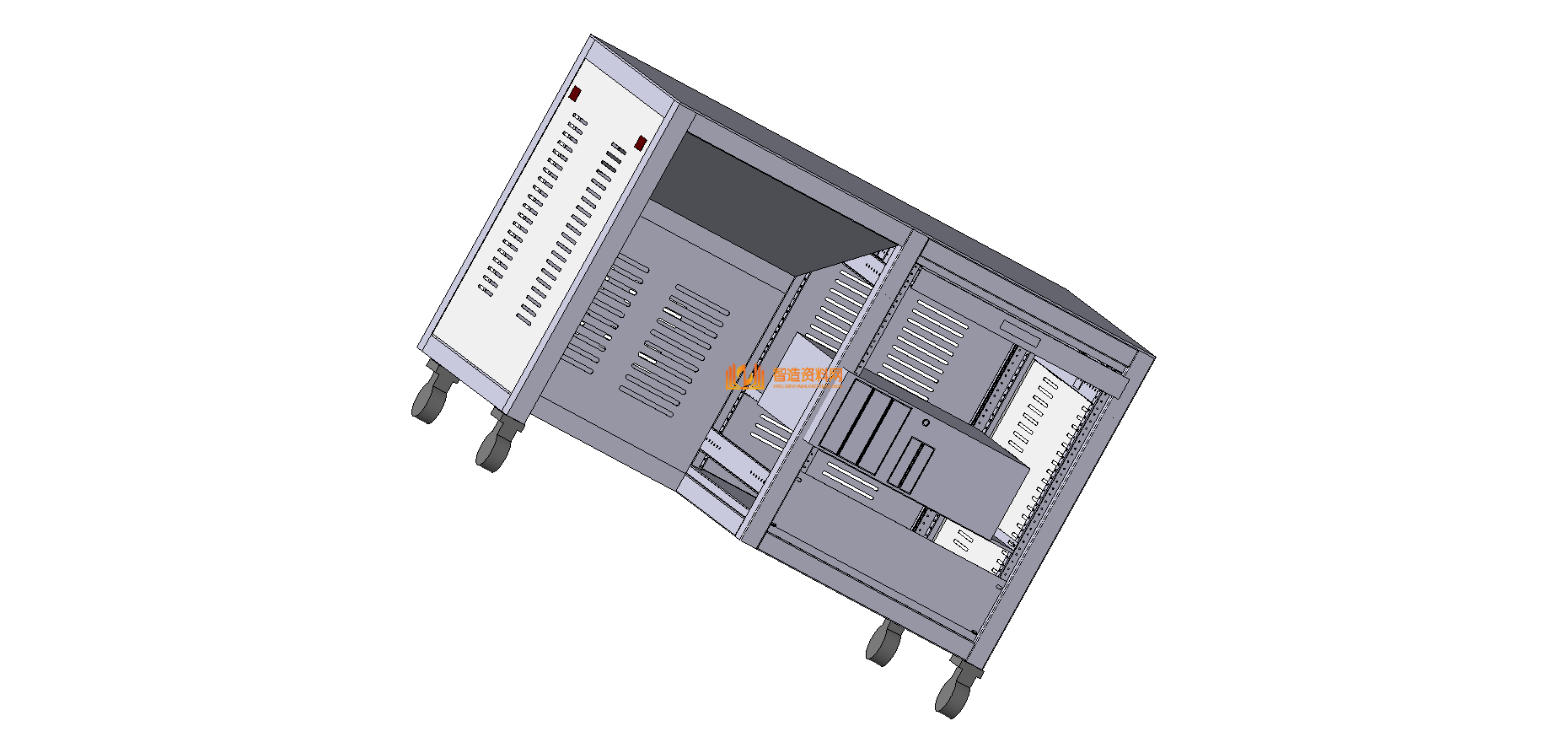 测试机柜带13U 19寸机柜体,NeadPay,第3张