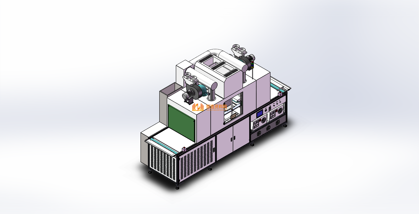 双灯式UV机.内嵌冷气A型(手机屏幕UV固化机),NeadPay,第4张