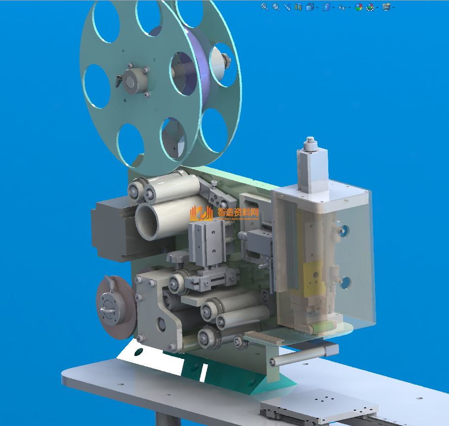 手机电池盖贴标机,NeadPay,第7张