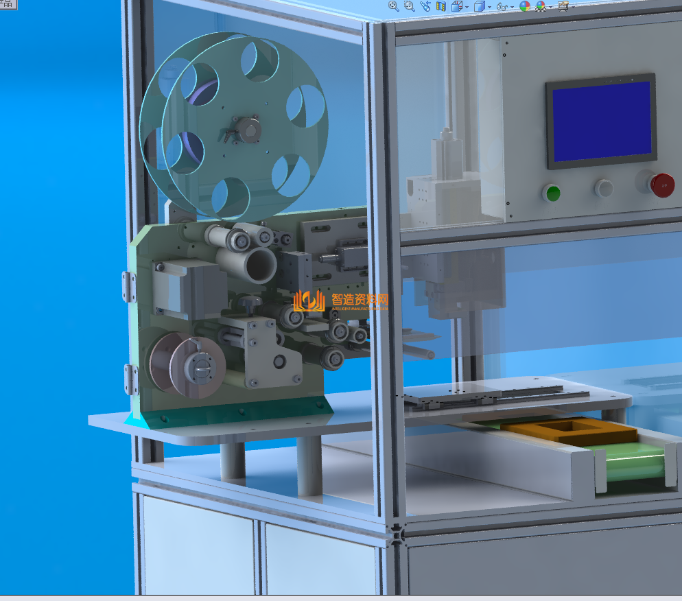 手机电池盖贴标机,NeadPay,第9张