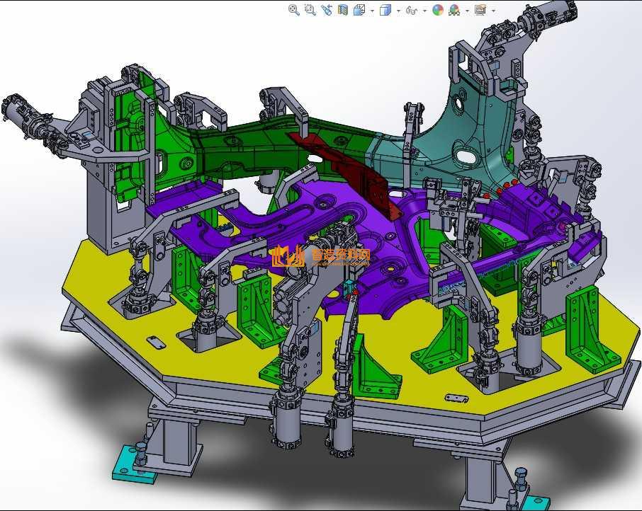 侧板焊接定位夹具,NeadPay,定位,第1张