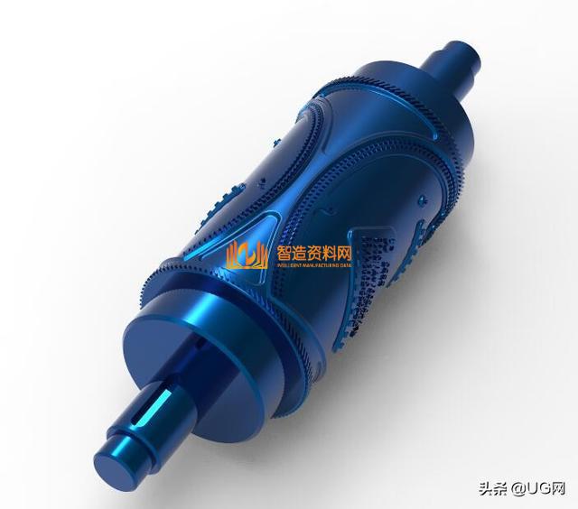 UG模具设计：KN95辊轴UG建模方法,KN-95辊轴UG建模方法，口罩机辊轴三维模型图纸下载,模具设计,建模,第2张