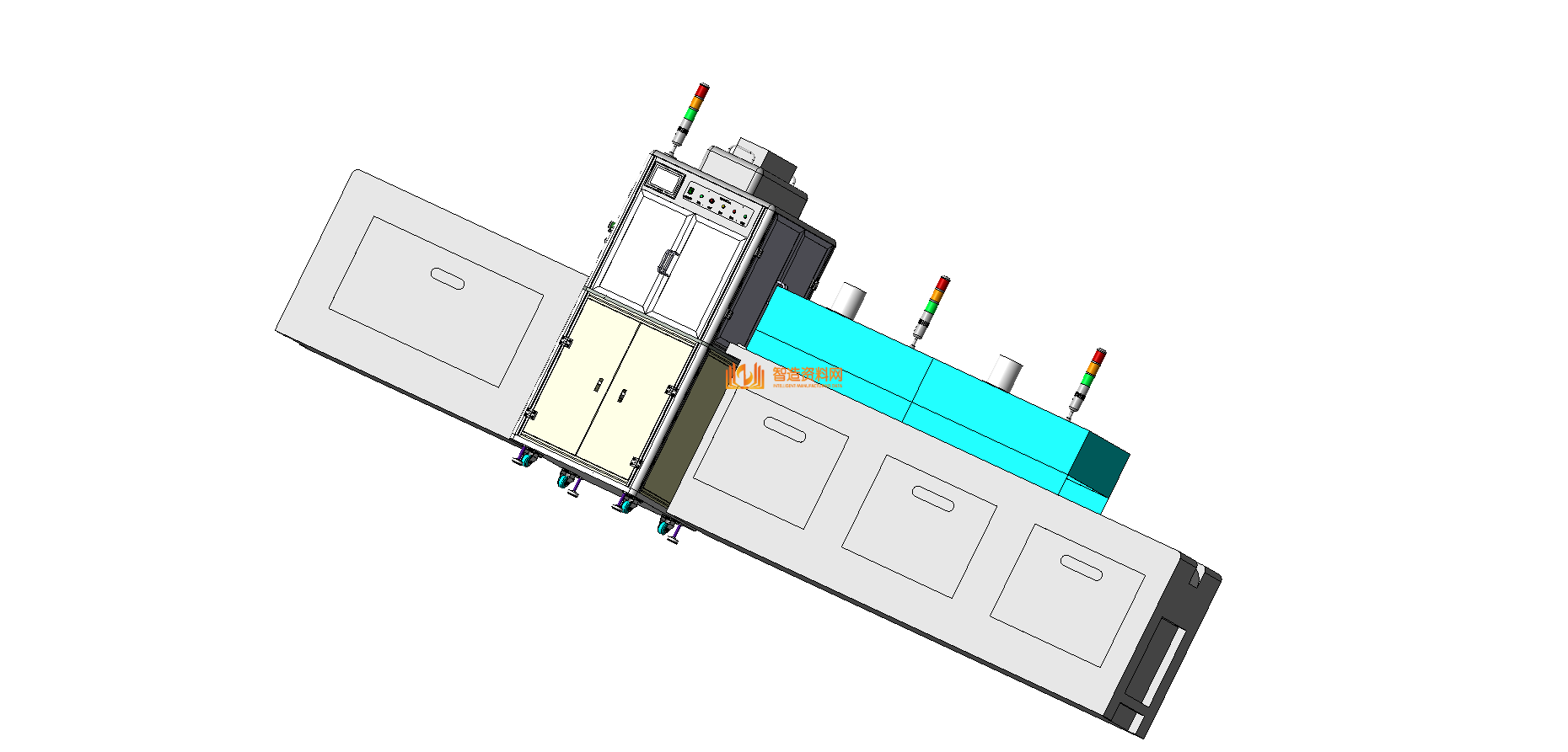 眼镜镜片点胶烘干流水线,NeadPay,第4张