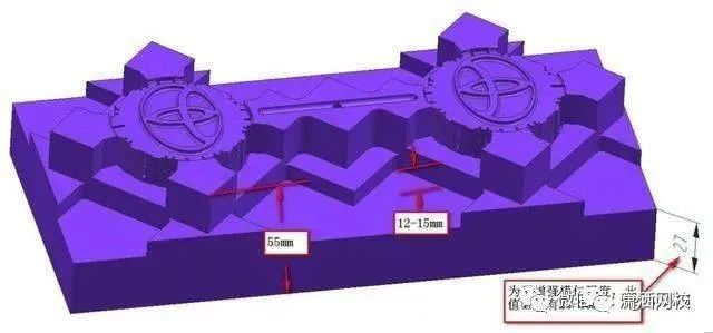 丰田标志注塑模具设计-浇注系统及模仁大小的确定,图片,模具,设计,模具设计,产品,自动,加工,第15张